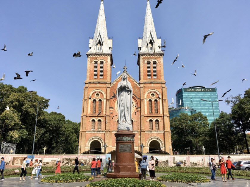 Saigon Notre-Dame Basilica, Ho Chi Minh City, Vietnam